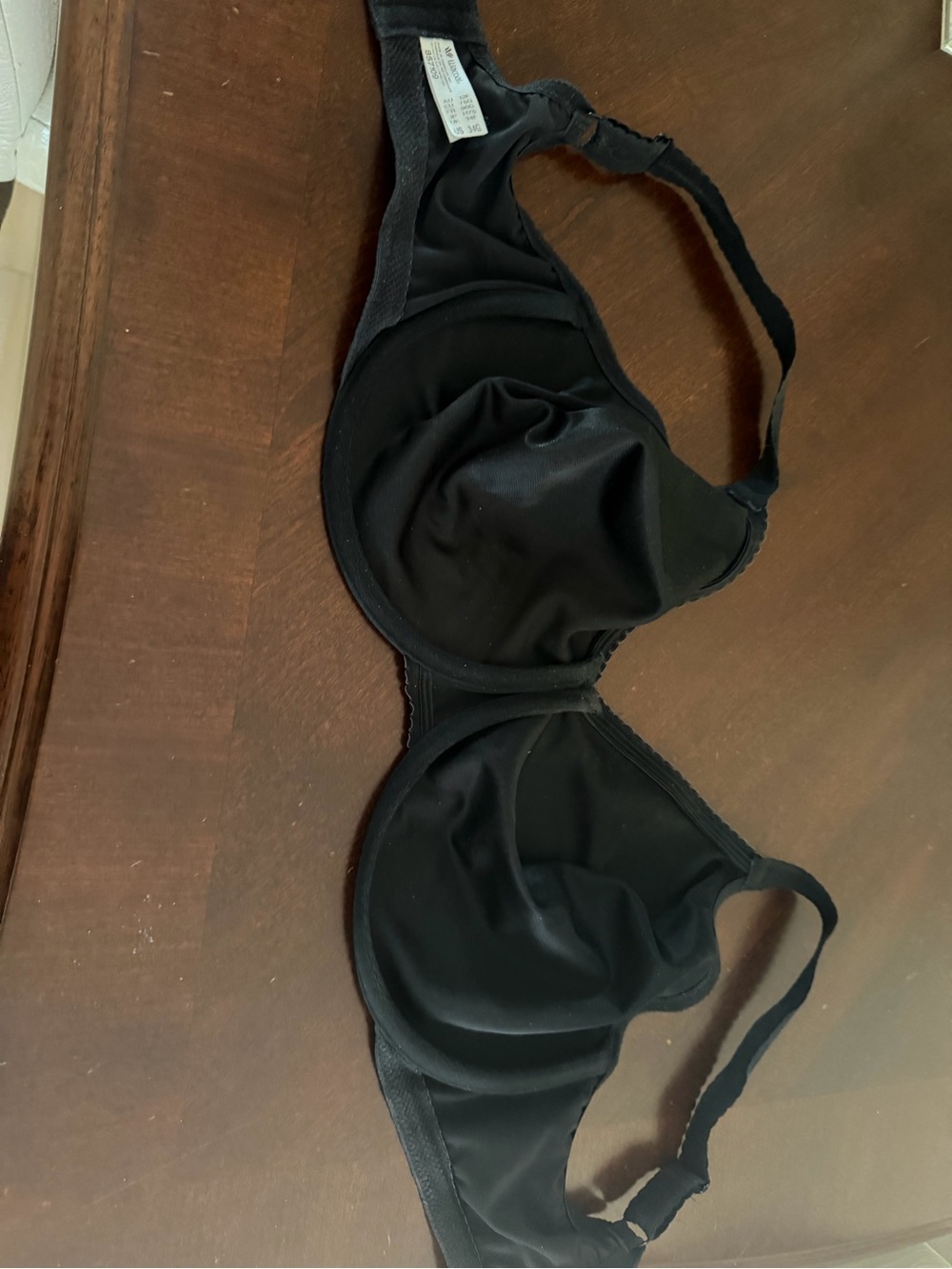 Wacoal  minimizer  Black Underwire Bra -  34 G